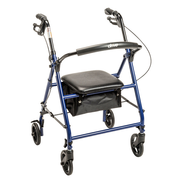 Steel Rollator with 6” Wheels, Knockdown